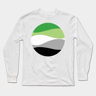 Aromantic Waves Circle Long Sleeve T-Shirt